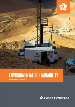 ENVIRONMENTAL SUSTAINABILITY How We Do Business