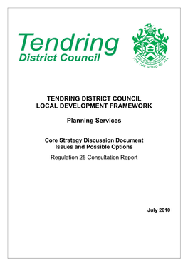 Tendring District Council Local Development Framework