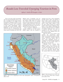 Emerging Tourism in Peru by Jeffrey S