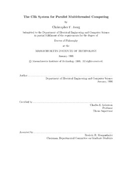 The Cilk System for Parallel Multithreaded Computing