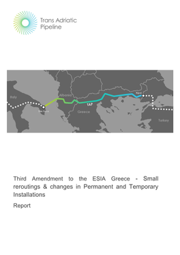 Greece ESIA Amendment 3