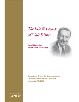 The Life & Legacy of Walt Disney