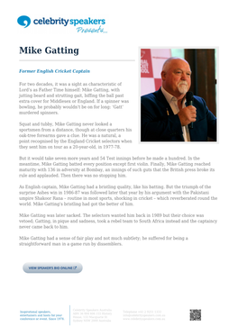 Mike Gatting