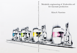 Metabolic Engineering of Escherichia Coli for Itaconate Production