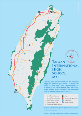 Taiwan International High School Map