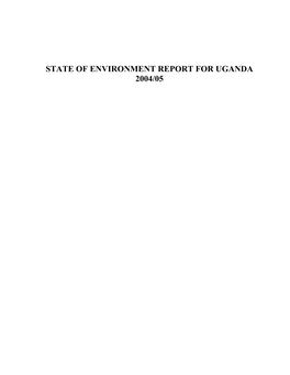 State of Environment for Uganda 2004/05