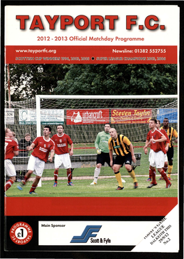2012 -2013 Official Match Day Programme