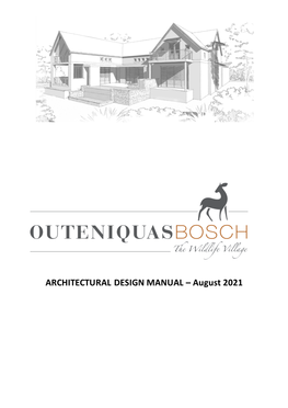 Architectural Design Manual Aug 2021