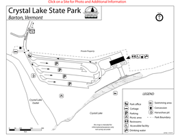 Crystal Lake State Park FORESTS, PARKS & RECREATION North VERMONT