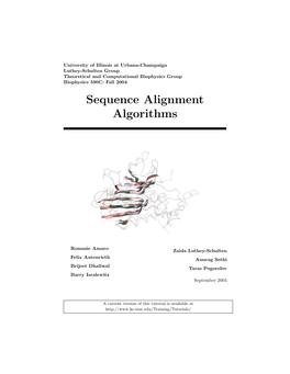 Sequence Alignment Algorithms