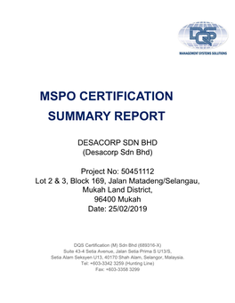 DESACORP SDN BHD (Desacorp Sdn Bhd)