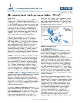 The Association of Southeast Asian Nations (ASEAN)