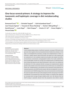 One-Locus-Several-Primers