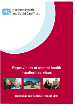 Reprovision of Mental Health Inpatient Services