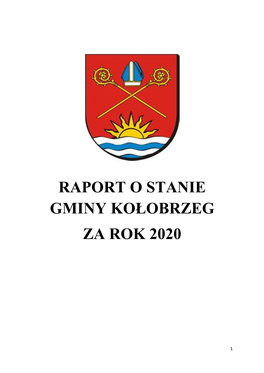 Raport O Stanie Gminy Kołobrzeg Za 2020