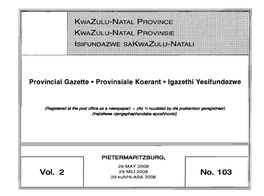 Kwazulu-Natal Provincial Gazette Vol 2 No