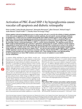 Activation of PKC-Δ and SHP-1 by Hyperglycemia Causes Vascular Cell Apoptosis and Diabetic Retinopathy