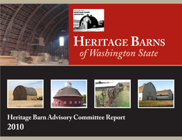 Heritage Barns of Washington State Heritage Barns of Washington State