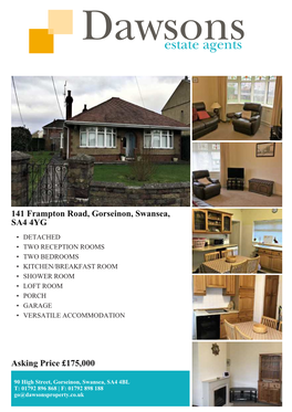 141 Frampton Road, Gorseinon, Swansea, SA4 4YG