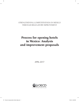 Process for Opening Hotels in Mexico: Analysis and Improvement Proposals