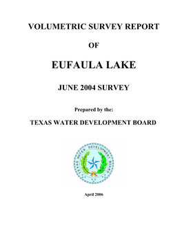 Eufaula Lake