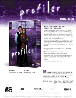Profiler 4 DVD SS