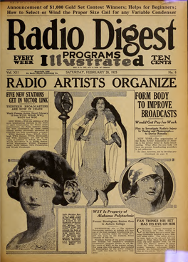 Radio Digest, 1924-1925