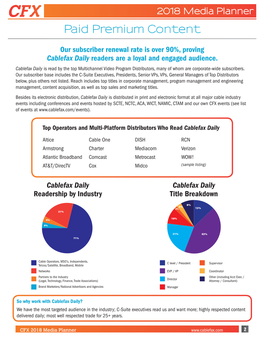 Cablefax Audience Profile