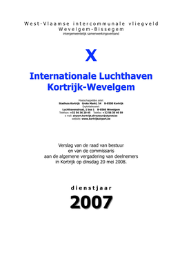 Internationale Luchthaven Kortrijk-Wevelgem