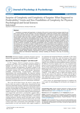 Surprise of Complexity and Complexity of Surprise: What