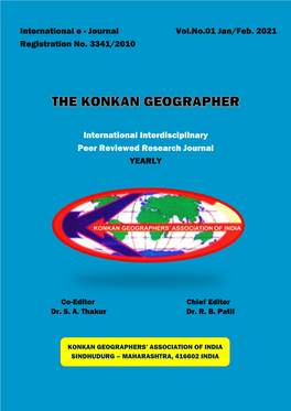 Journal Vol.No.01 Jan/Feb. 2021 Registration No. 3341/2010