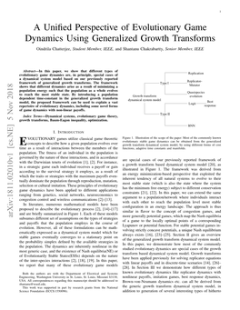 A Unified Perspective of Evolutionary Game Dynamics Using Generalized