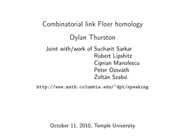 Combinatorial Link Floer Homology