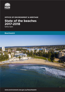 State of the Beaches 2017-18: Sydney Region