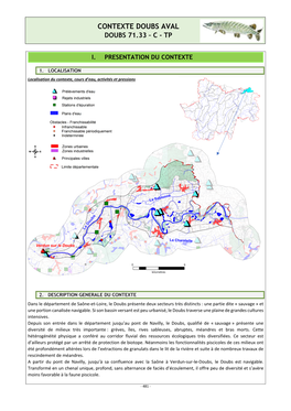 Doubs 71.33 – C ‐ Tp Contexte Doubs Aval Doubs 71.33 – C - Tp