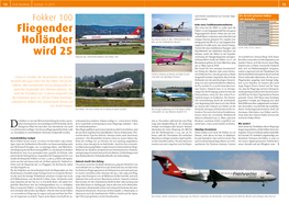 Fokker- Fokker 100 Geben Wurde