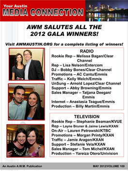 Awm Salutes All the 2012 Gala Winners!