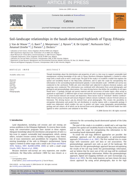 Vandewauw2008-Soil-Landscape-Relationships.Pdf