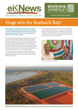 Huge Win for Roebuck Bay!