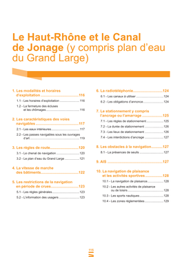 Le Haut-Rhône Et Le Canal De Jonage (Y Compris Plan D'eau Du Grand