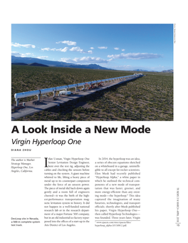Virgin Hyperloop One - - - - This Idea 1 in 2014, the Hyperloop Wasin An2014, Idea, Ing Mode—The Hyperloop