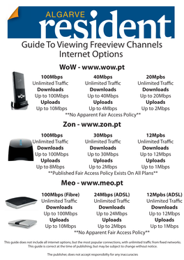 Guide to Viewing Freeview Channels Internet Options