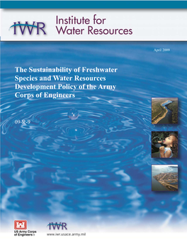 The Sustainability of Freshwater Species and Water Resources Development Policy of the Army Corps of Engineers