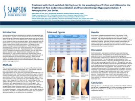 Treatment with the Q-Switched, Nd-Yag Laser in the Wavelengths Of