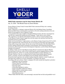 Yoder Letters