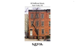85 Sullivan Street, New York, NY 2 Sullivan-Thompson Historic District