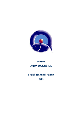 NIREUS AQUACULTURE S.A. Social & Annual Report 2005