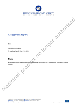 Ioa, INN-Nomegestrol Acetate/Estradiol