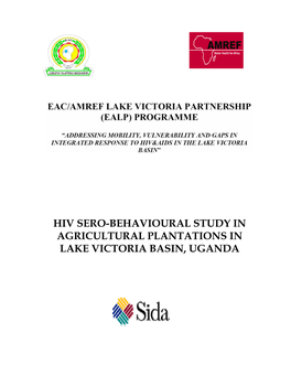 Uganda Agricultural Plantations Hiv Study 260112