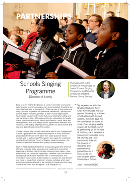 Schools Singing Programme by Thomas Leech